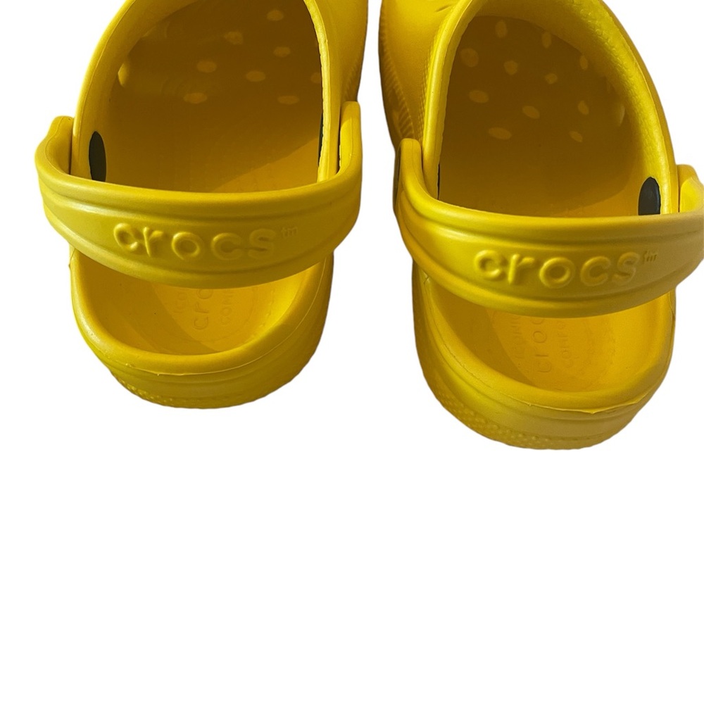 Kids yellow Crocs size 12